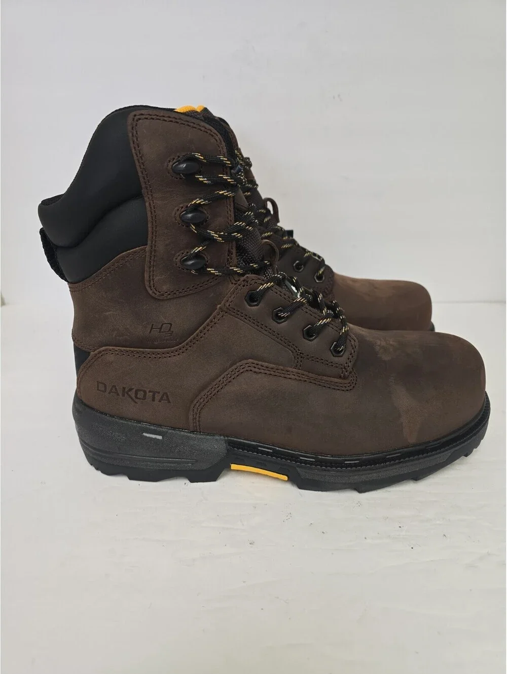 Dakota Men's 8800 8 Inch Composite Toe Waterproof Work Boot Brown 10M